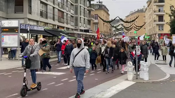 Rouen – Manifestation contre le pass sanitaire le 20 novembre 2021