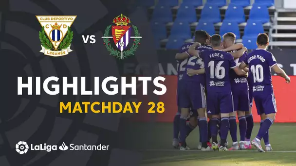 Highlights CD Leganés vs Real Valladolid (1-2)