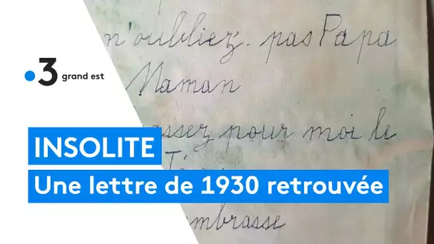 Découverte d'une lettre au père Noël datant de 1930