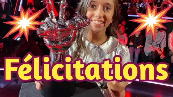 La Cannoise Rébécca remporte la finale de The Voice Kids samedi soir