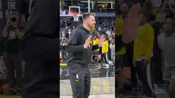 Luka from half = pushups 🤣
