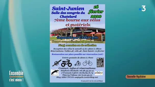 La bourse aux  vélos de  Saint Junien (87) - Ensemble C'est Mieux - 14/01/2020