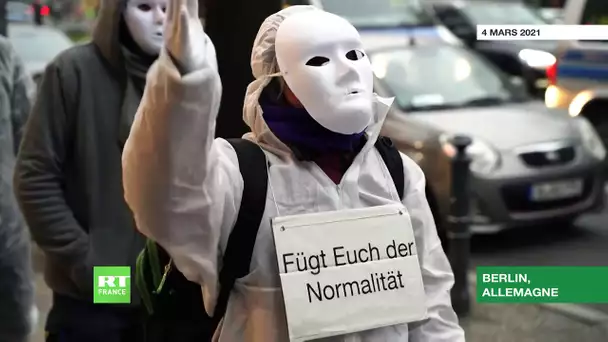 Covid : à Berlin, des manifestants déguisés en fantômes contre les restrictions