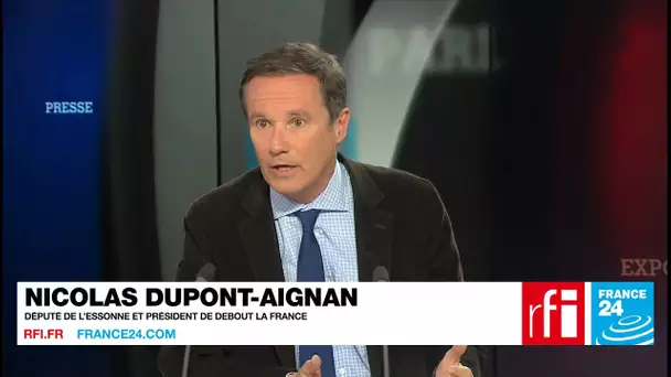 France - N. Dupont-Aignan : « La cause de l’insécurité actuelle, c’est le sentiment d’impunité »
