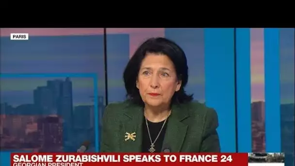 Salomé Zourabichvili, présidente géorgienne, s'adresse à l'UE : "Nous sommes des vôtres"