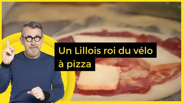 Un Lillois roi du vélo à pizza - C Jamy