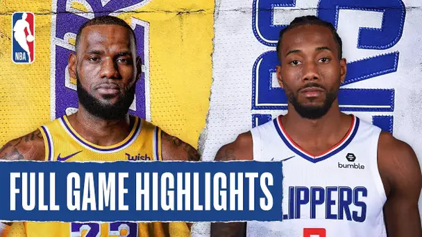 LAKERS at CLIPPERS | Kawhi Drops 30 In Clippers Debut | Oct. 22, 2019