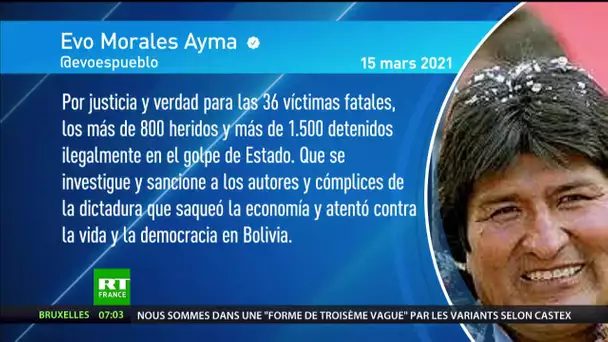 Manifestation en Bolivie contre la détention de Jeanine Anez