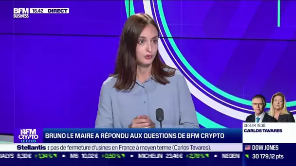 Bruno Le Maire a répondu aux questions de BFM Crypto