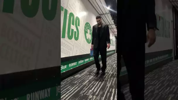 Tatum in the house for Game 1!