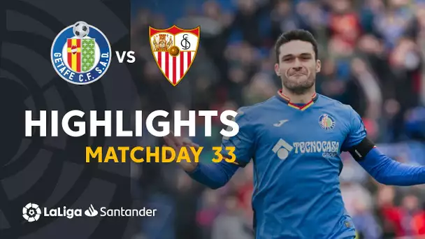 Highlights Getafe CF vs Sevilla FC (3-0)