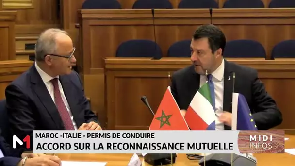 Maroc-Italie : Accord sur la reconnaissance mutuelle des permis de conduire