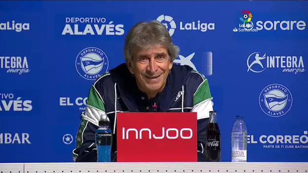 Rueda de prensa Deportivo Alavés vs Real Betis