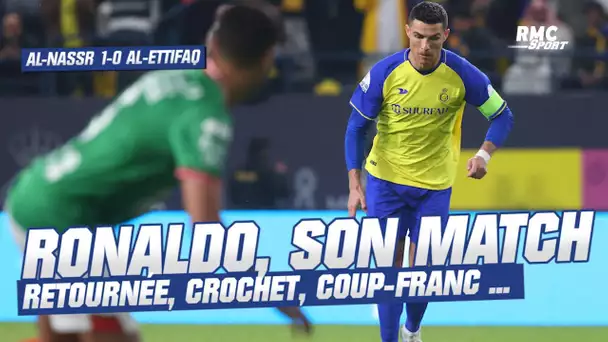 Al Nassr 1-0 Ettifaq: Retournée, coup-franc, crochet, la première de Ronaldo en championnat saoudien