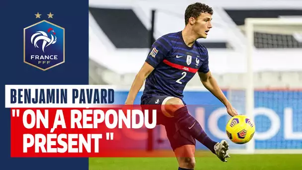 La réaction de Benjamin Pavard, Equipe de France I FFF 2020