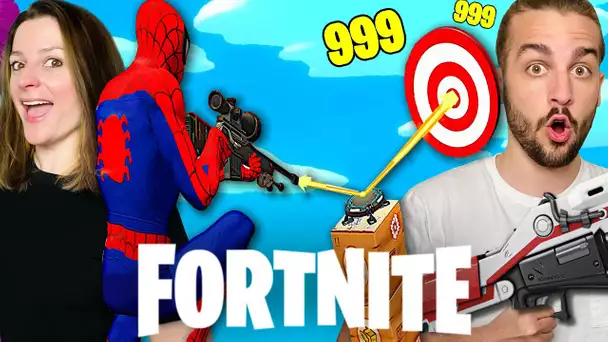 ON FAIT LES MEILLEURS TRICKSHOTS IMPOSSIBLES SUR FORTNITE !