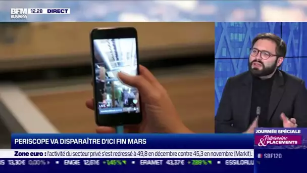 Simon Tenenbum (BFM Business) : Periscope va disparaître d'ici fin mars