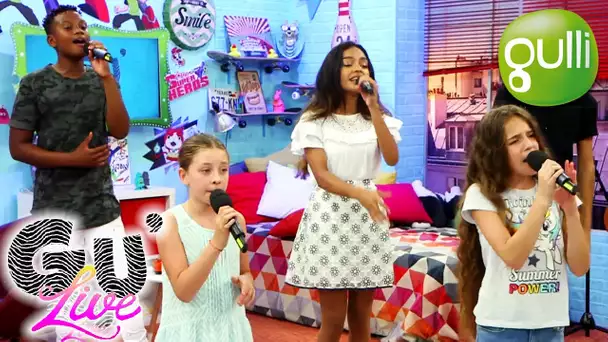 GU&#039;LIVE : les KIDS UNITED chantent MAMA AFRICA ! avec Joan à 13h30 sur Gulli !! Emission 12 Partie 3