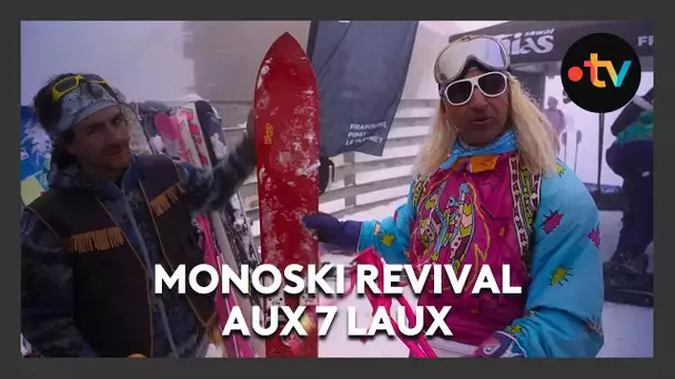 Monoski revival : deux jours de glisse aux Sept Laux, ambiance années 80 garantie