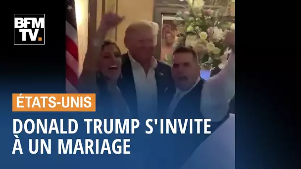 Donald Trump s'invite à un mariage dans l'un de ses clubs de golf