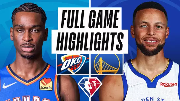 THUNDER at WARRIORS | FULL GAME HIGHLIGHTS | October 30, 2021