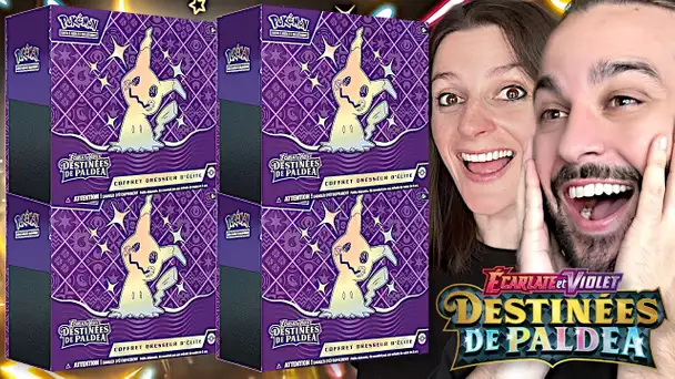 ON A RECU LES NOUVELLE CARTES POKEMON ! DESTINÉES DE PALDEA ETB