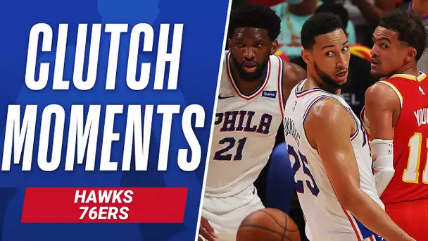 CLUTCH Moments From THRILLING Hawks vs 76ers Series 🤩