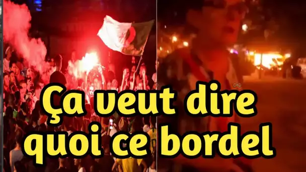 Réaction hystérique d'une française : on est en France respectez nous ! (Vidéo)