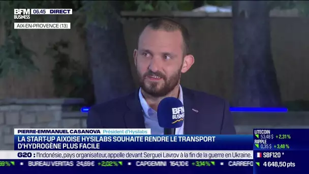 Pierre-Emmanuel Casanova (Hysilabs) : Hysilabs souhaite rendre le transport d'hydrogène plus facile