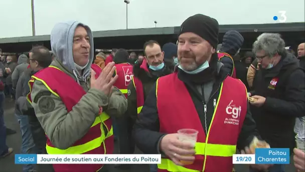 Ingrandes-sur-Vienne : rassemblement de soutien aux salariés de la Fonderie Fonte