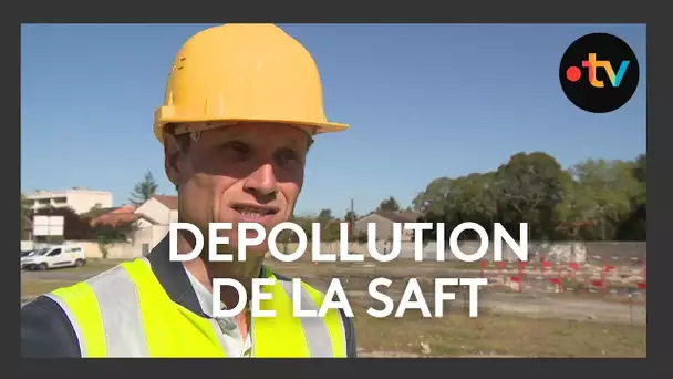 Dépollution de la Saft, ancienne usine de batteries, à Angoulême