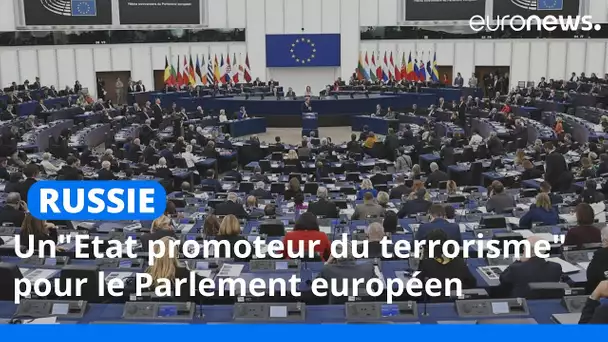 Le Parlement européen qualifie la Russie d'"Etat promoteur du terrorisme"