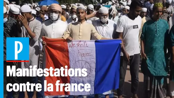 Des musulmans manifestent contre la France dans plusieurs pays d’Asie et du Proche-Orient