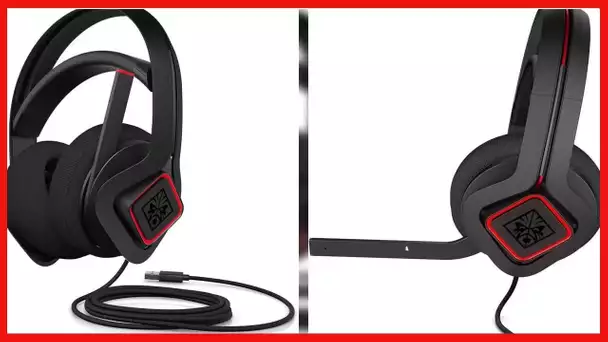 OMEN Mindframe Prime Gaming Headset with Cooling FrostCap Ear Cups, Custom RGB, 7.1 Surround Sound,