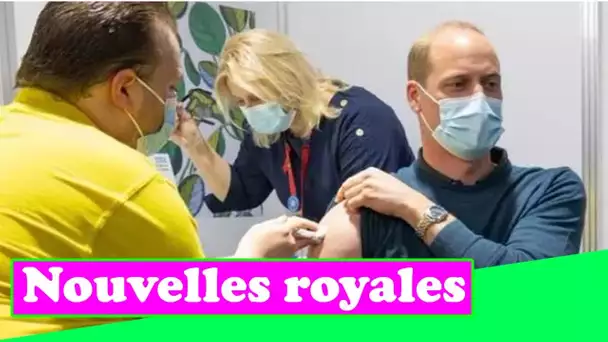 Le prince William reçoit son premier vaccin Covid   membre de la famille royale sur la photo