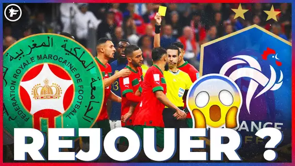Le Maroc porte RÉCLAMATION contre l'ARBITRAGE face à la France | JT Foot Mercato