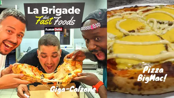 La BRIGADE se LÂCHE: PIZZA BIG MAC + GIGA-CALZONE MERGUEZ au BBQ! - VLOG 1152