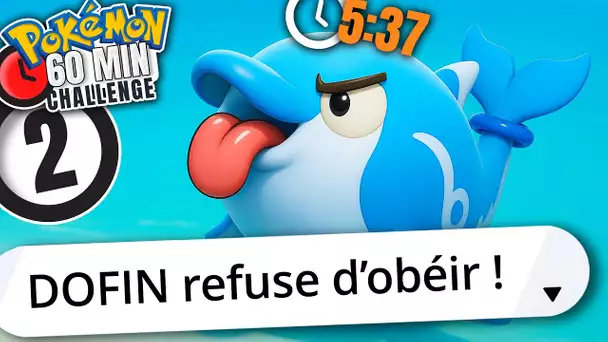 MON POKÉMON REFUSE D'OBÉIR ! - Pokémon 60 MINUTES Challenge Ep.2 - Pokémon Ecarlate 4K
