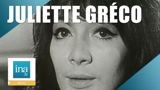 1962 : Juliette Gréco "Je ne pensais pas chanter un jour" | Archive INA