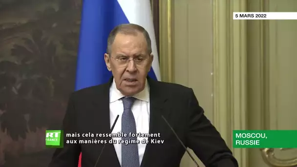 Sergueï Lavrov s'exprime sur la situation à Marioupol