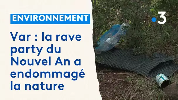 La rave party du Nouvel-An 2024 , au Cannet-des-Maures, a endommagé la réserve naturelle du Var.