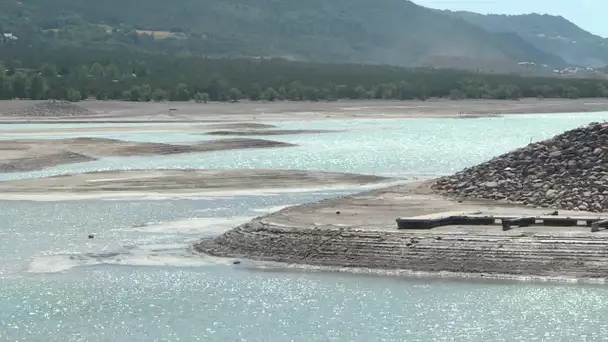 Sécheresse : tourisme impacté au lac de Serre-Ponçon