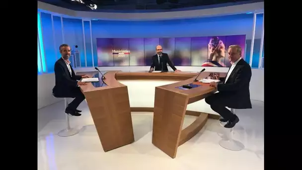 Municipales à Toulouse : le débat de l'entre deux tours en Jean-Luc Moudenc et Antoine Maurice