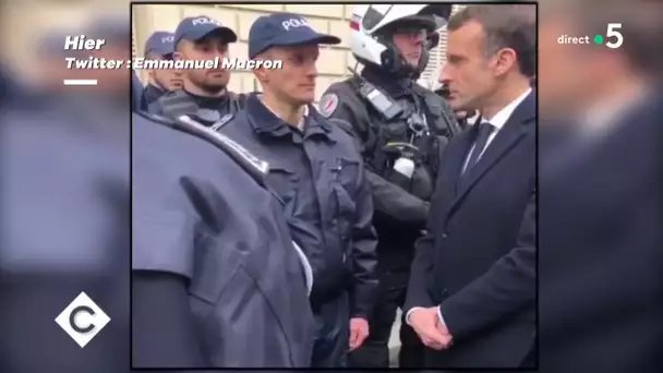 Gilets Jaunes : la colère et la peur des policiers - C à Vous - 03/12/2018