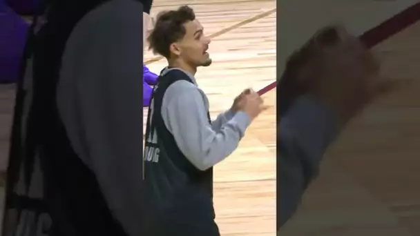 Trae Young Mic'd Up 🔊 #NBAAllStar Practice