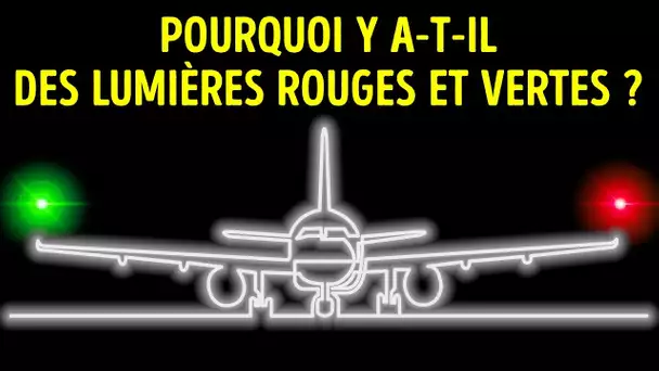 Pourquoi les Ailes d'Avion ont des Lumières Différentes à Leurs Extrémités