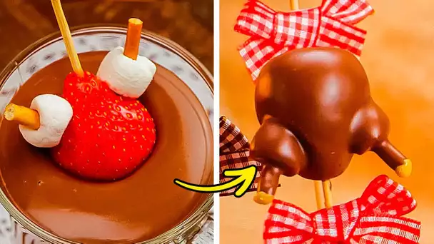 Dernières gâteries de Noël à la dernière minute et recettes de desserts faciles 🍫🍓