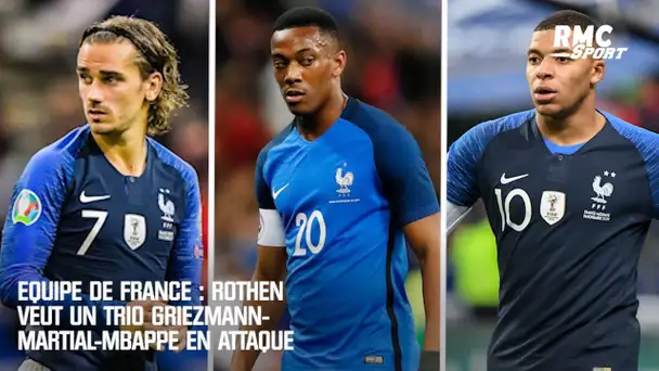Equipe de France : Rothen veut un trio Griezmann-Martial-Mbappé chez les Bleus