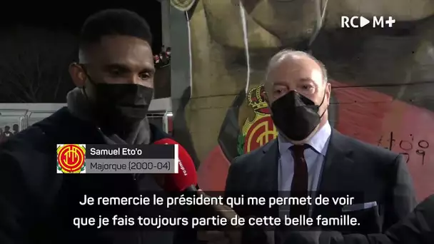 Majorque - Samuel Eto'o honoré par une fresque géante