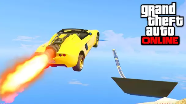 COURSE AVEC LA VOITURE ROCKET - GTA 5 ONLINE